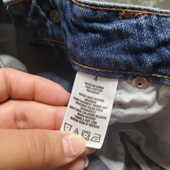 Aeropostale Distressed Denim Skirt - Picture 7 of 7